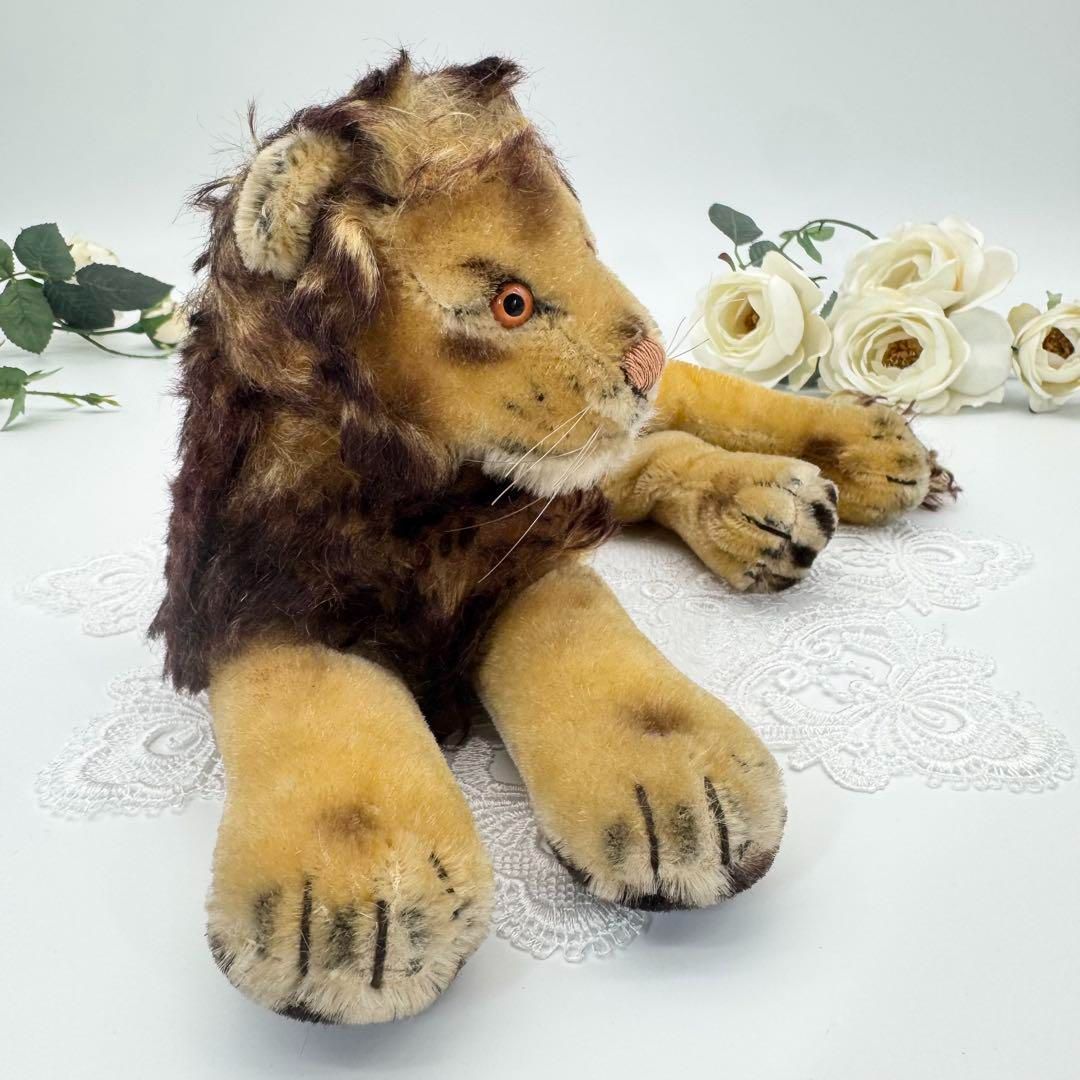 シュタイフ★Leo Lion★レオライオン/寛ぎポーズのライオン★Steiff シュタイフ☆Leo Lion☆レオライオン/寛ぎポーズのライオン☆Steiff