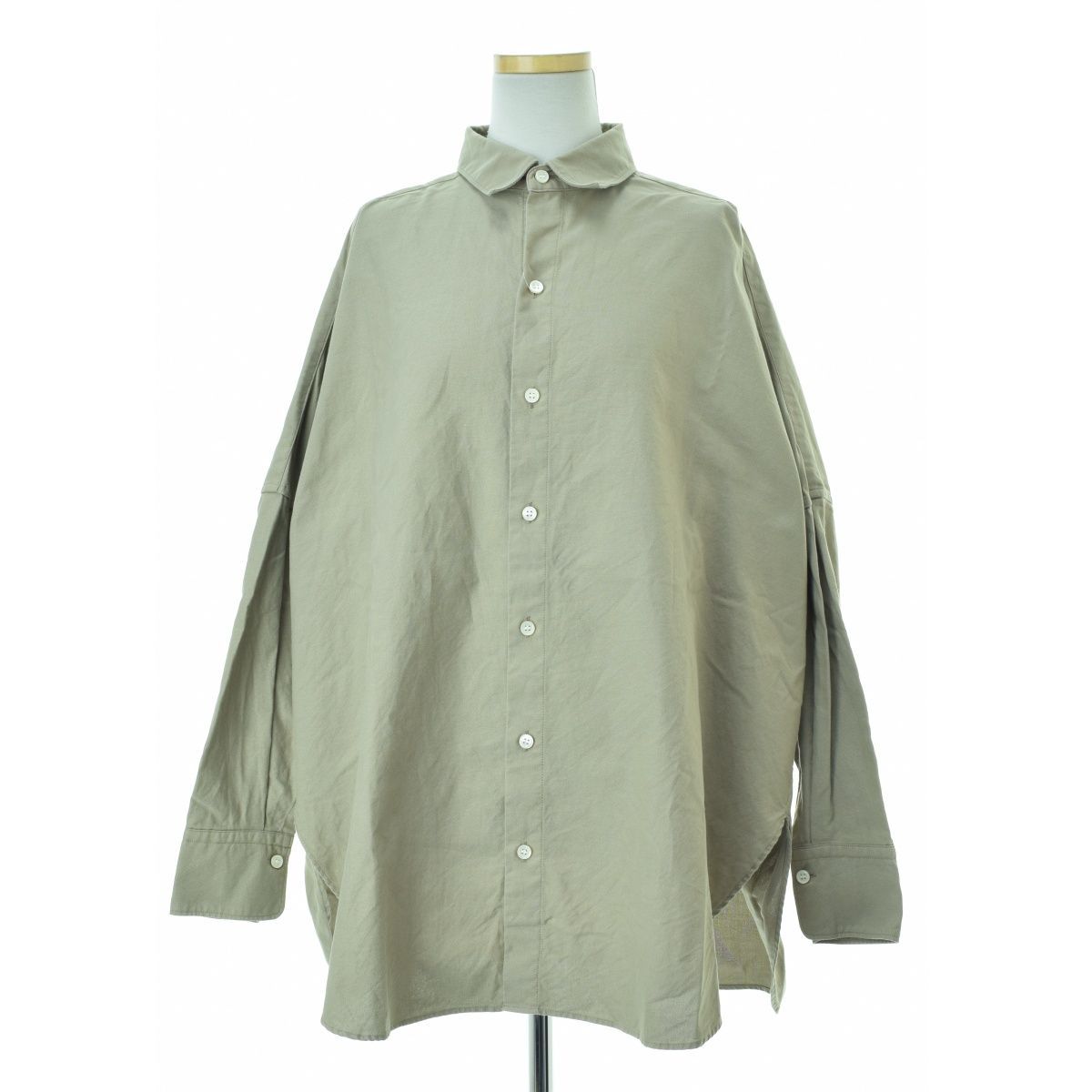 plage】23050922105010 Oxford Long シャツ長袖チュニック - メルカリ