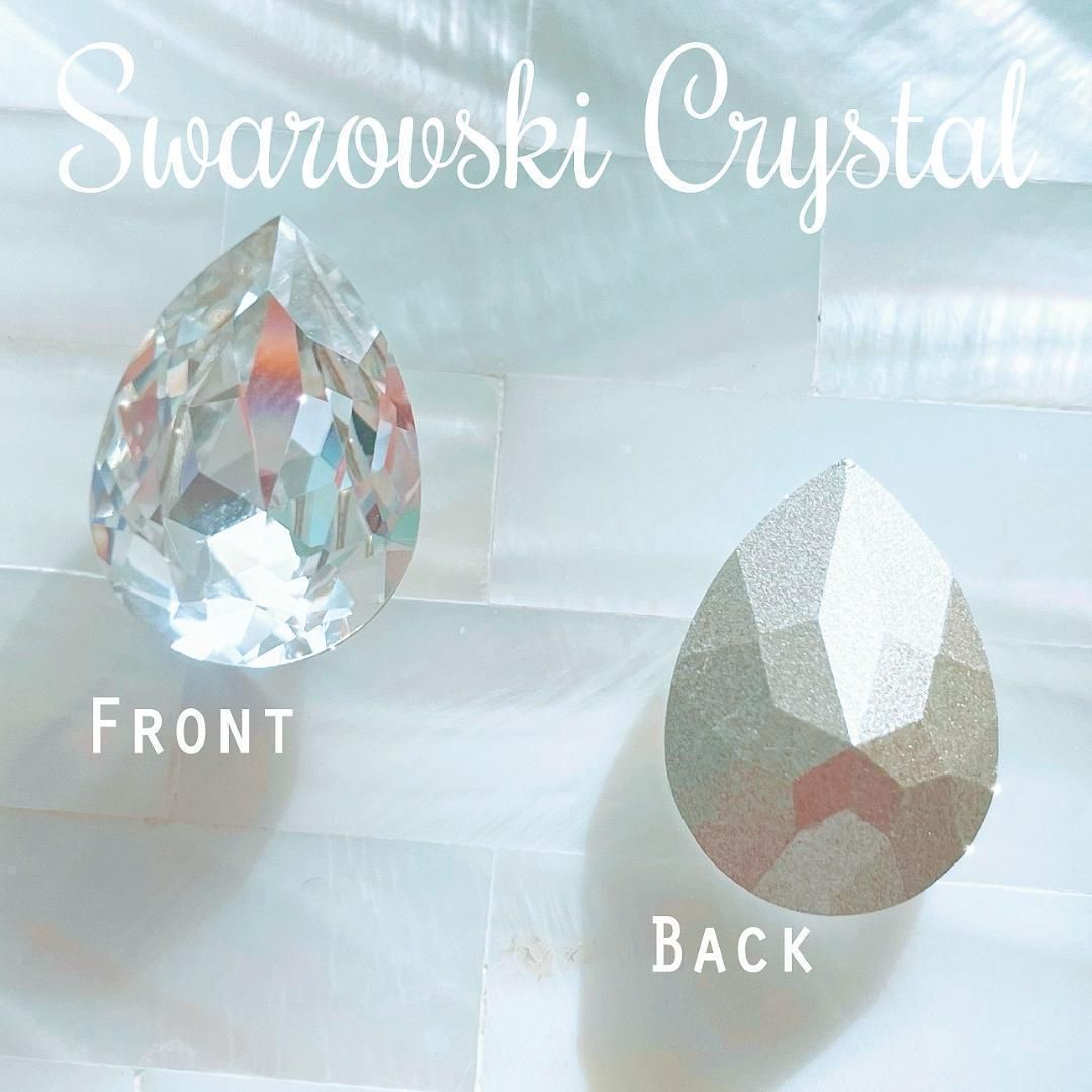 Swarovskiスワロフスキー#4320ドロップカット18×13mmクリスタル