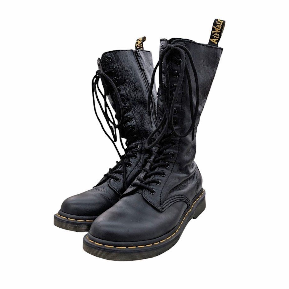 Dr.Martens ドクターマーチン 1B99 14EYE BOOT 14ホール サイドジップブーツ ブラック サイズ UK6