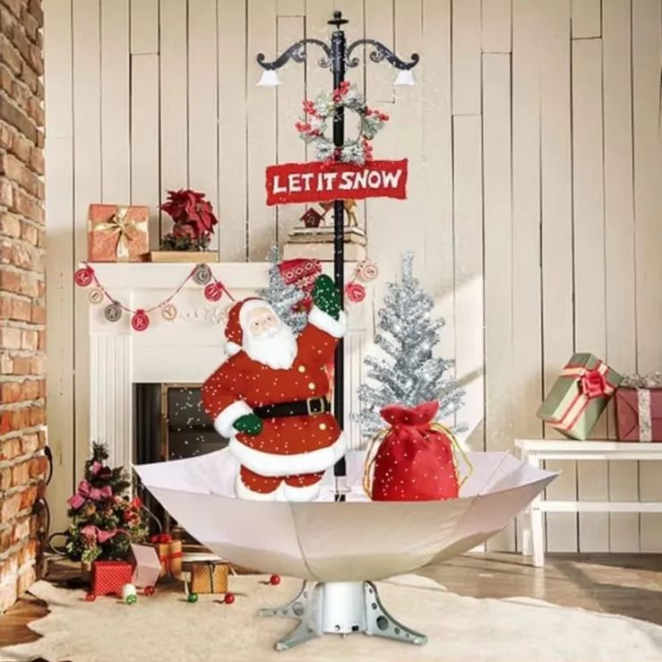 クリスマスツリー 170cm 雪が降る機能付き 音楽機能 led ライト お家