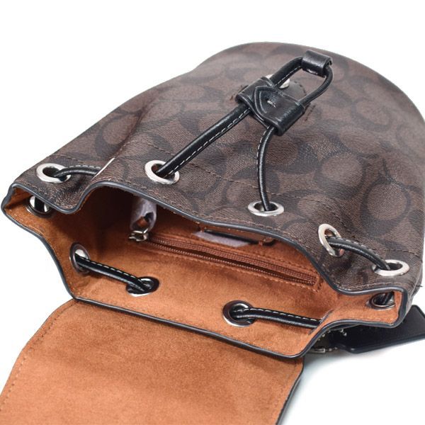 コーチ バッグ COACH コーティングキャンバス レザー シグネチャー 