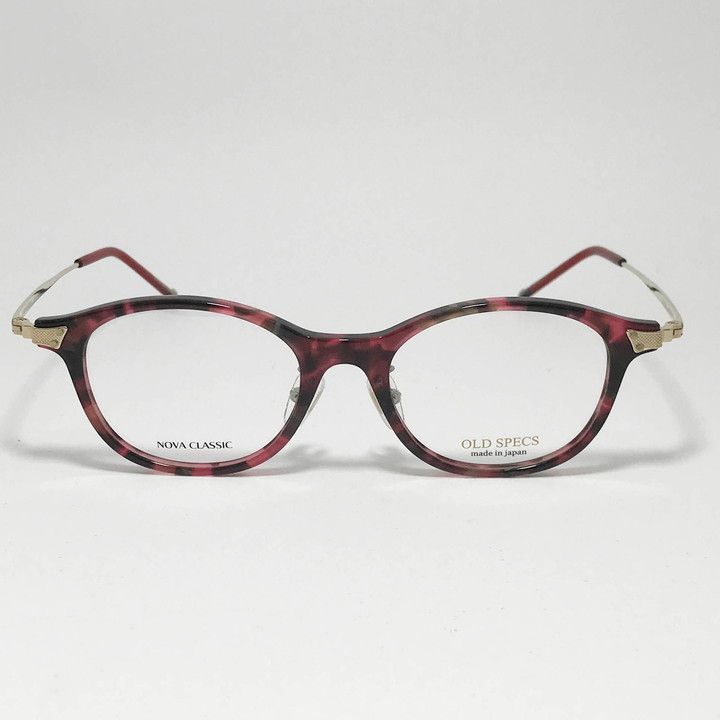 NOVA CLASSIC ノヴァ クラシック HAND MADE ITEM ハンドメイド 国産 眼鏡 メガネ フレーム サングラス OS 5043-6-47 度付可 レッドデミ