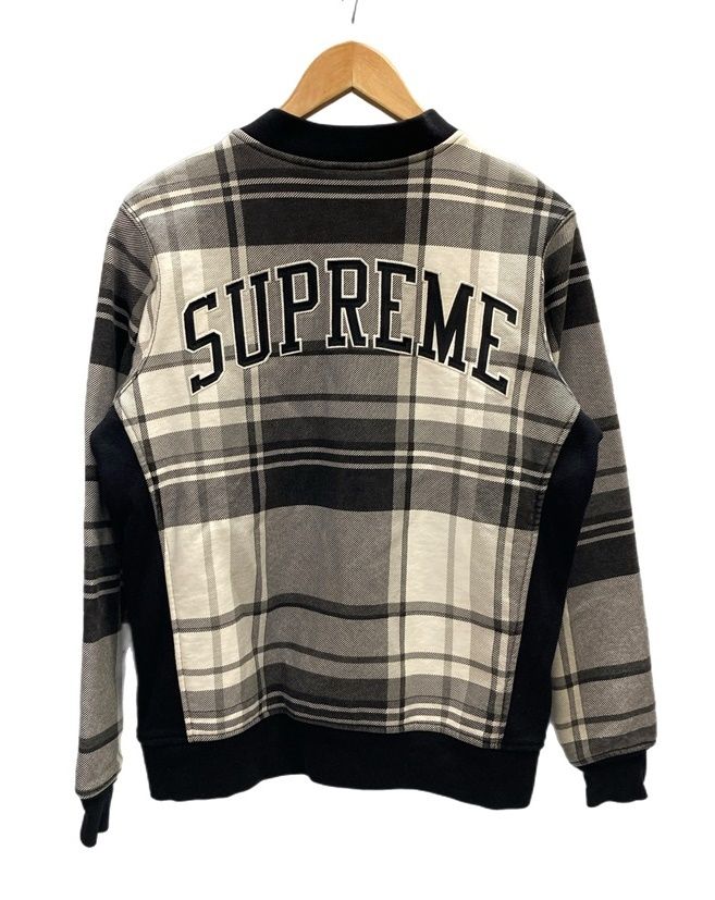 シュプリーム SUPREME Plaid snap front sweat スナップ フロント