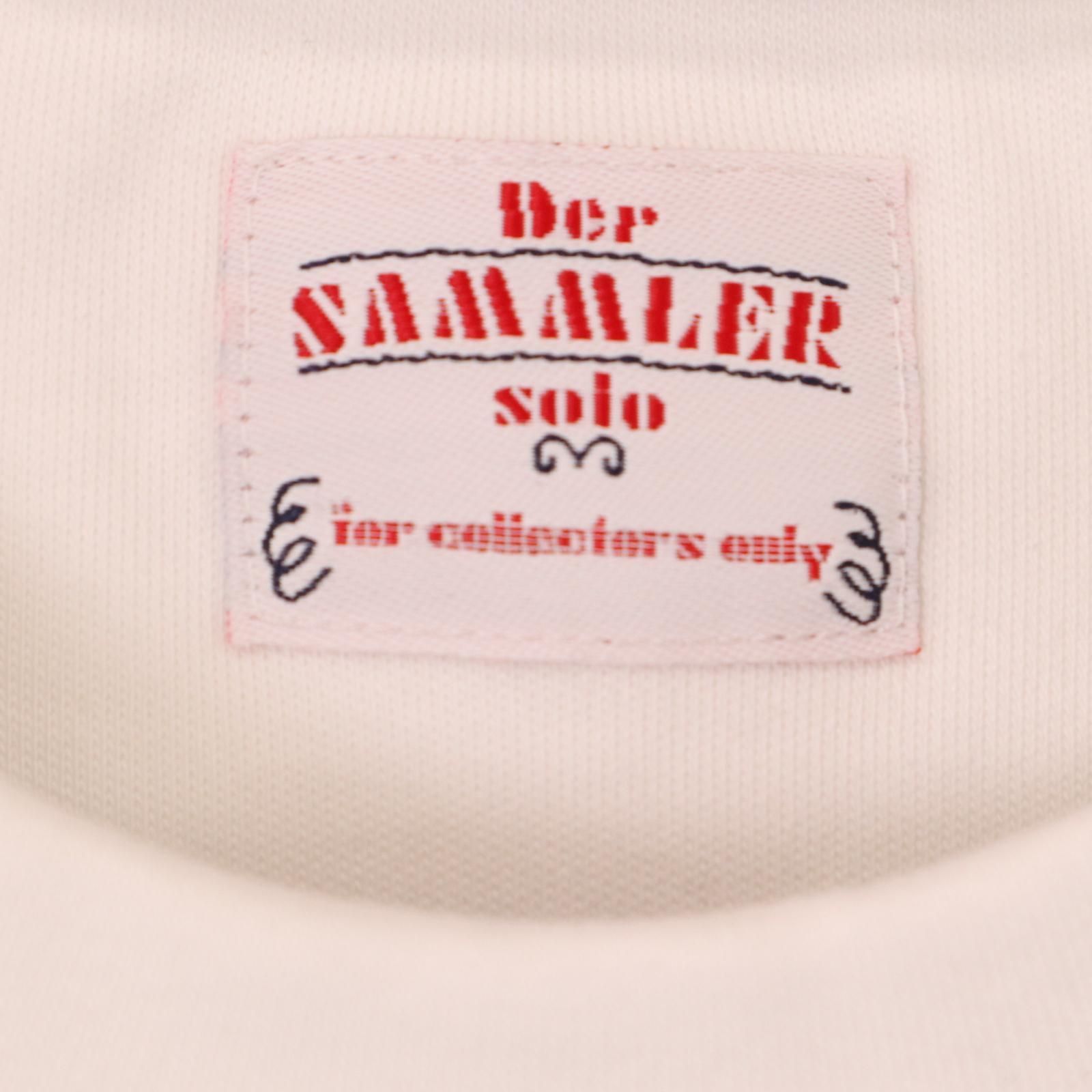 新品 Der SAMMLER SOLO / GIM TEE SOLID OPTIAL WHITE ディアザムラーソロ ジム ソリッド クルーネック コットン Tシャツ 半袖 カットソー 110-571-05 表記サイズS　【2408】