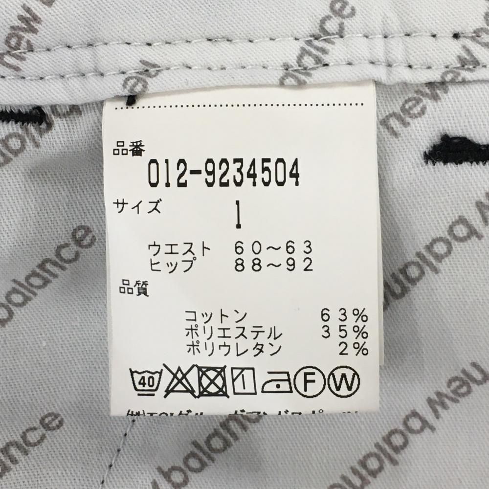超美品】ニューバランスゴルフ スカート 黒 スニーカーワッペン