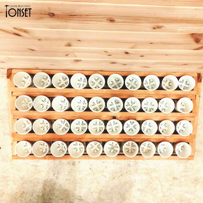 2.5号ポット 段々畑プランタースタンド オークcol