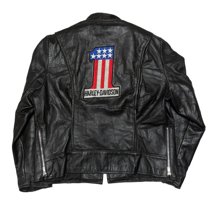 エディション』MA-1 フライトジャケット レザー 羊革 切替 ダブル