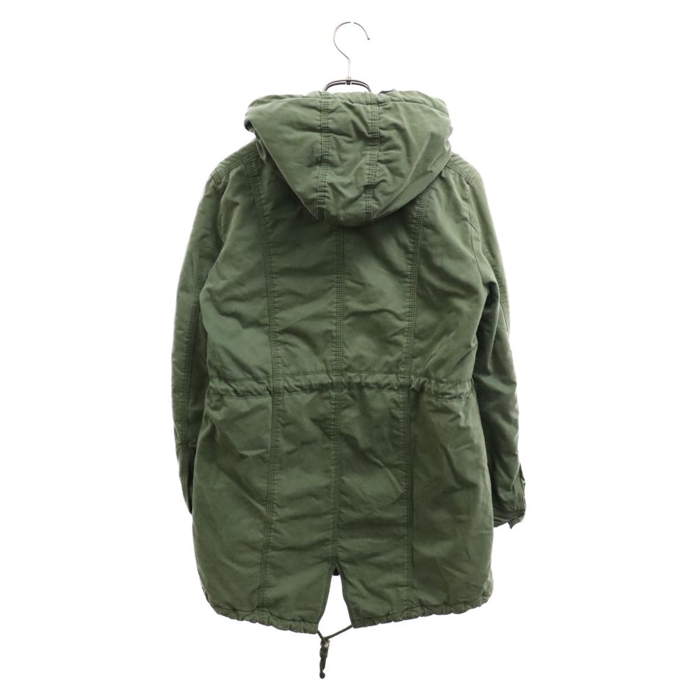diesel モッズコート カーキ DIESEL (ディーゼル) フード付き ジップアップ モッズコート