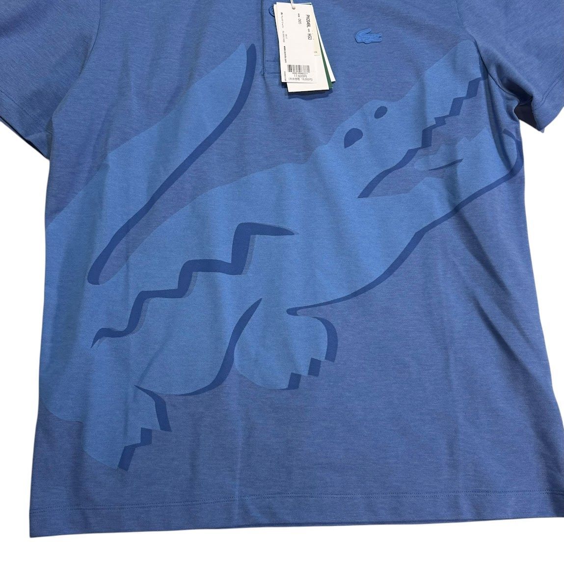 C288 【新品 未使用 タグ付】LACOSTE ラコステ シャツ 半袖 ブルー 