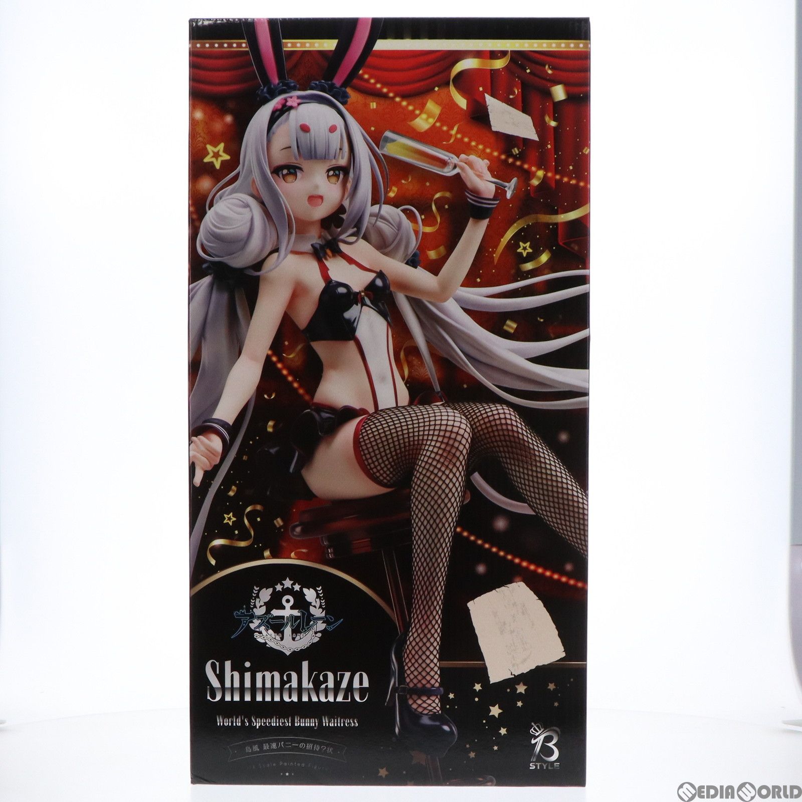 B-Style 島風(しまかぜ) 最速バニーの招待？状 アズールレーン 1/4