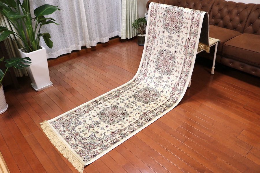 送料無料！ペルシャ柄絨毯 67×240 新品未使用 玄関マット キッチンマット ペルシャ柄絨毯 67×240 新品未使用 玄関マット キッチンマット