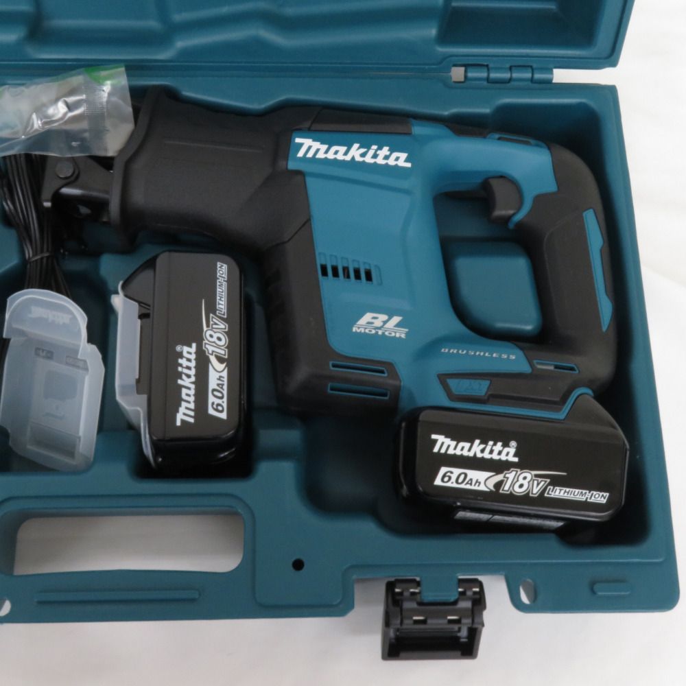 makita マキタ 18V 6.0Ah 充電式レシプロソー ワンハンドタイプ ケース・充電器・バッテリ2個セット JR188DRGX 未使用品 -  メルカリ