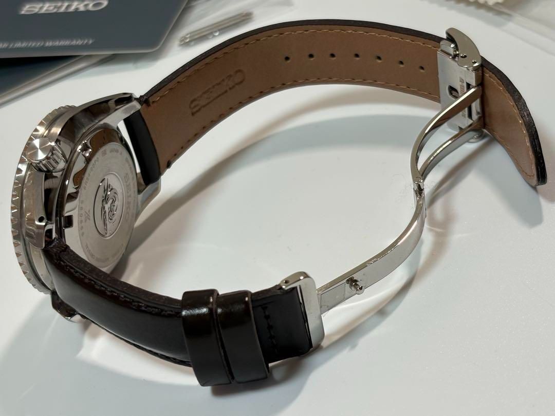 【極美品】SEIKOプロスペック SBEJ029 ダイバー 純正革ベルト付き SEIKOプロスペック SBEJ029 ダイバー 純正革ベルト付き【極美品