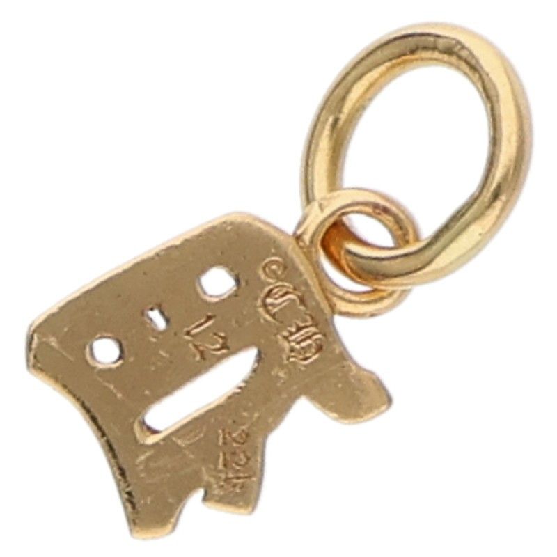 クロムハーツ 22K アルファベット【Ｔ】スタック チャーム イニシャル クロムハーツ 22K アルファベットスタックチャーム イニシャル J