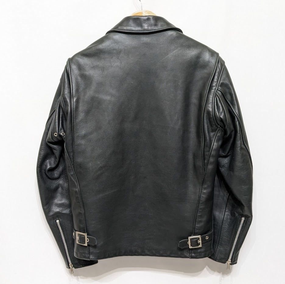 ショット ライダースジャケット レザージャケット 2WAY シングル