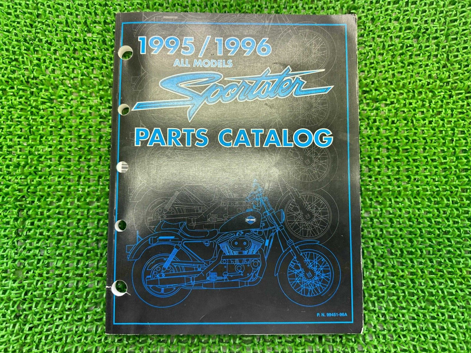 スポーツスター パーツリスト 英語版 ハーレー 正規 バイク 整備書 スポーツスターALLモデル 1995-1996 パーツカタログ jB