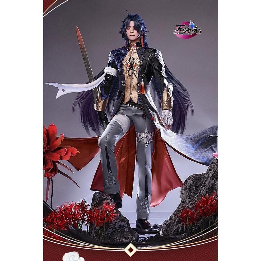 三分妄想 崩壊スターレイル コスプレ 崩スタ 丹恒 飲月君 衣装 ※