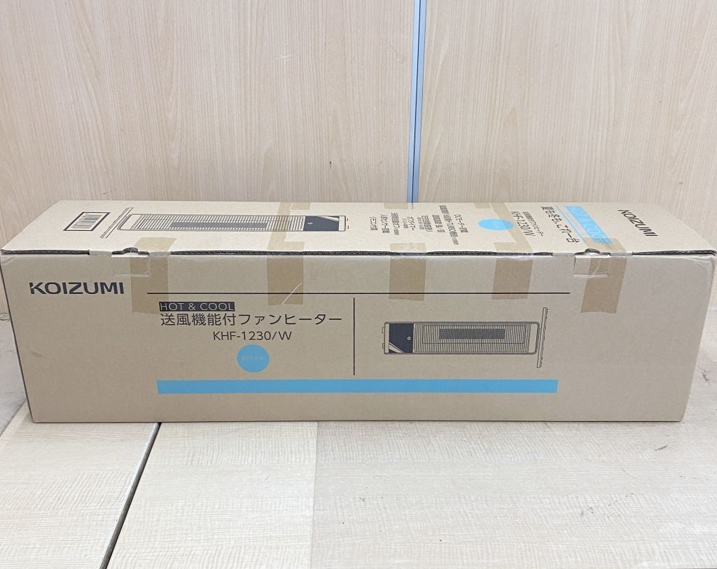 コイズミ ホット-クール スリムタワーファン KHF-1230 W