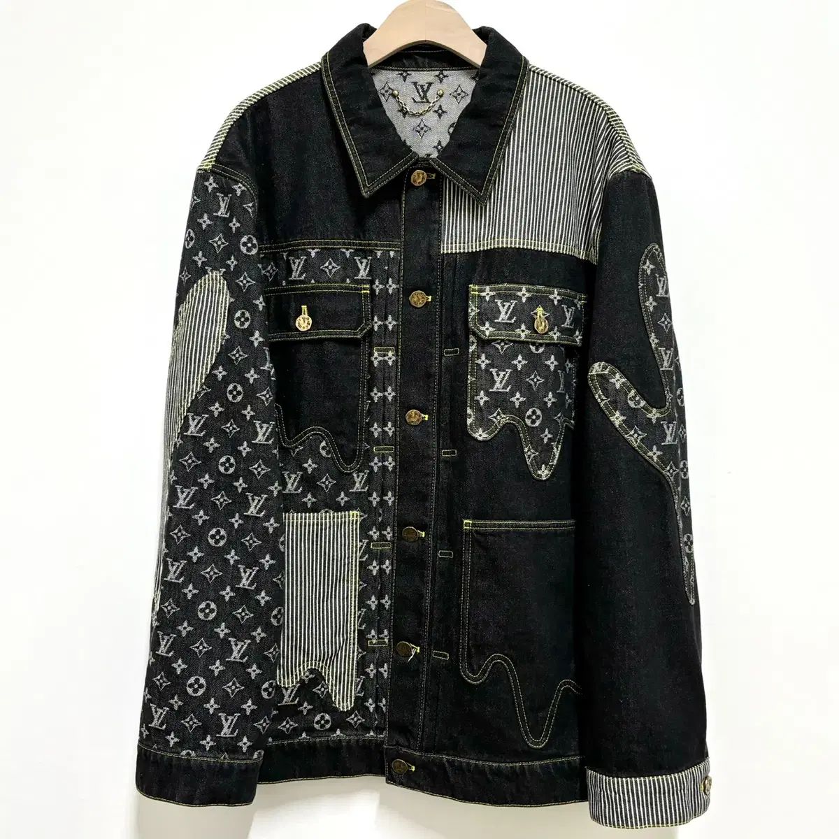 LOUIS VUITTON × NIGOコラボ　デニムジャケット LOUIS VUITTON - 貴重54サイズ louis vuitton nigo コラボ