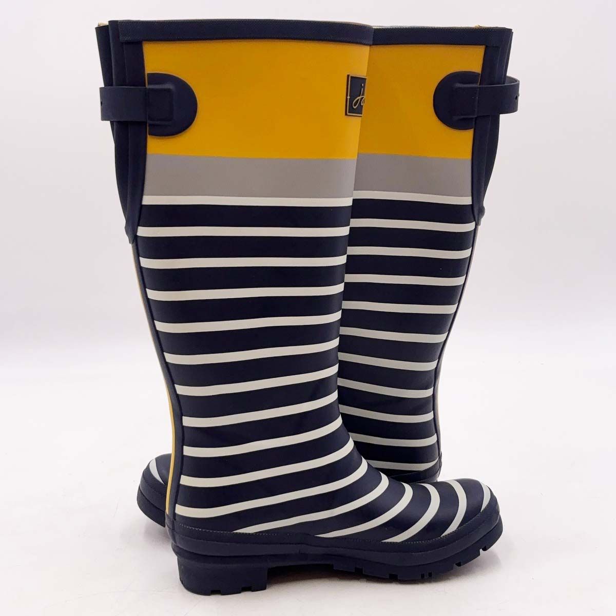【未使用】Joules ジュールズ WELLY PRINT NAVENGSTRP レインブーツ UKサイズ4 V02660 レディース 長靴 レインシューズ 未使用】Joules ジュールズ WELLY PRINT NAVENGSTRP レインブーツ UK