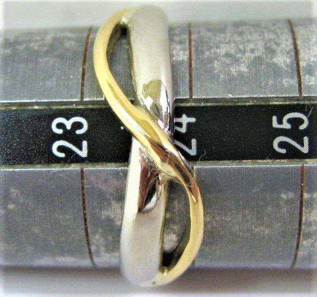 Pt900K18プラチナ18金マリッジ リング 結婚指輪サイズ#23.5~#24