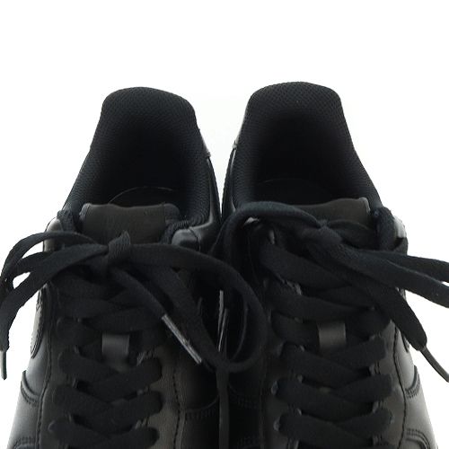 ナイキ NIKE エアフォース1 AIR FORCE 1 スニーカー レザー 23cm 黒 