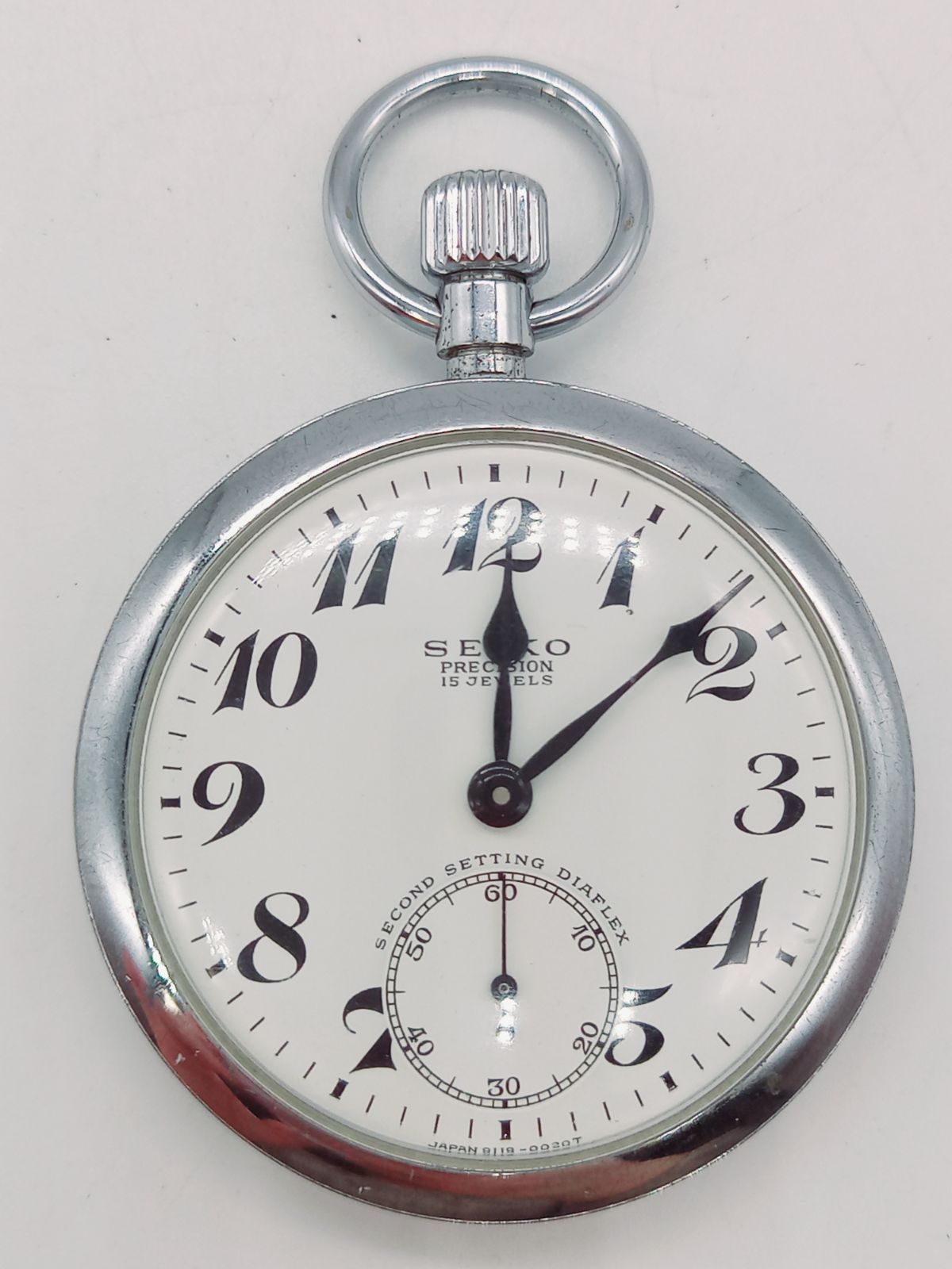 ジャンク 昭和の国鉄実用懐中時計 SEIKO precision