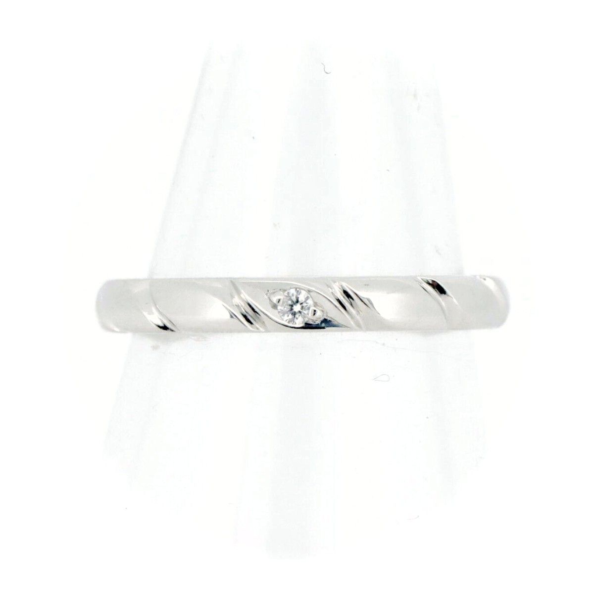 ショーメ トルサードリング 指輪 ダイヤモンド リング 指輪 8号 Pt950  