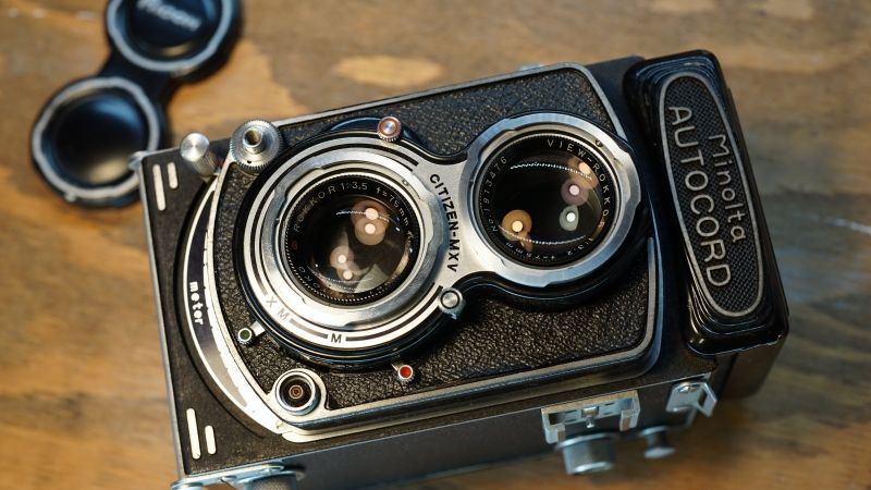 8956 良品 Minolta AUTOCORD 75mm 3.5 - メルカリ