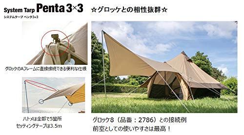 ペンタ3×3 ogawaオガワ アウトドア タープ 五角形タイプ