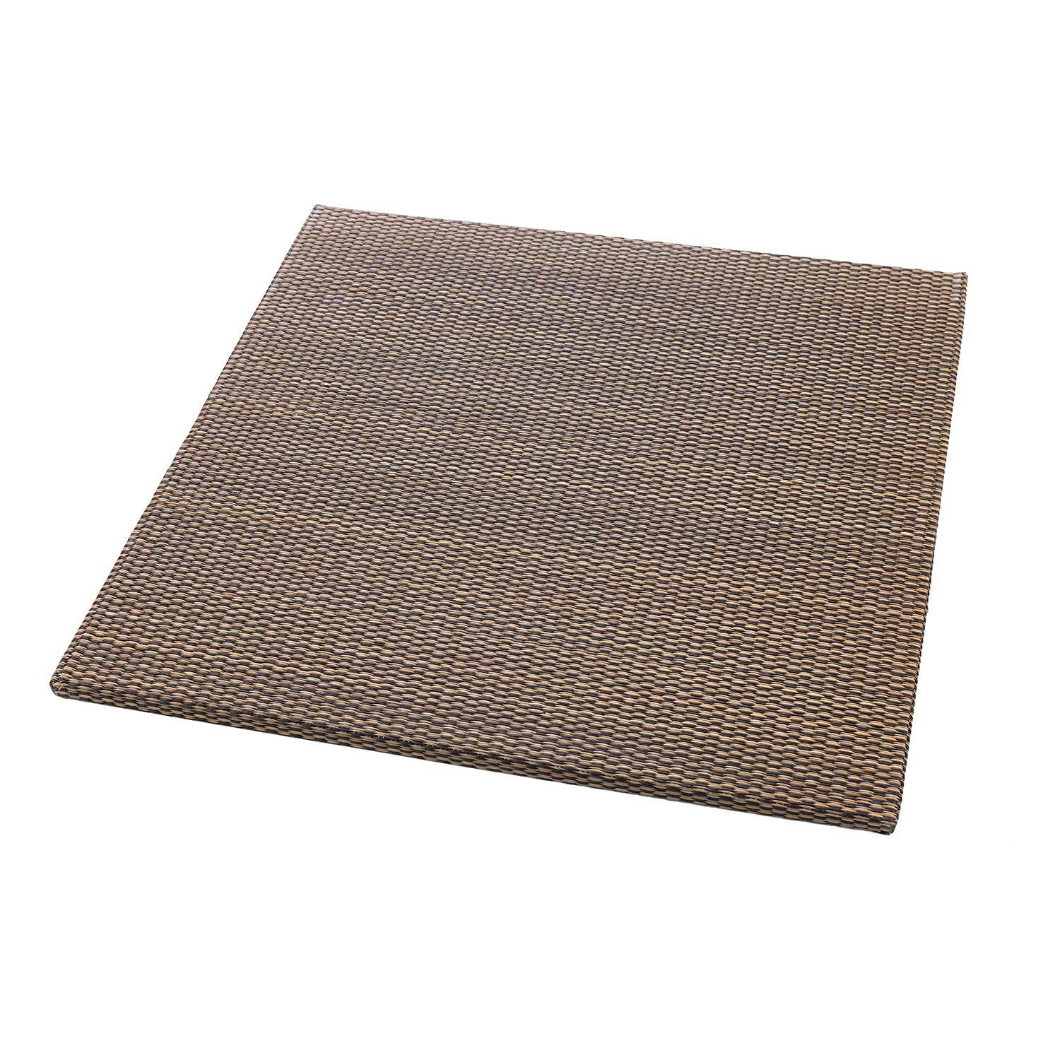 【人気商品】ブラウン 防音 衝撃軽減 約55×55×1.4cm 抗菌防臭 置き畳 い草パネル畳 大島屋