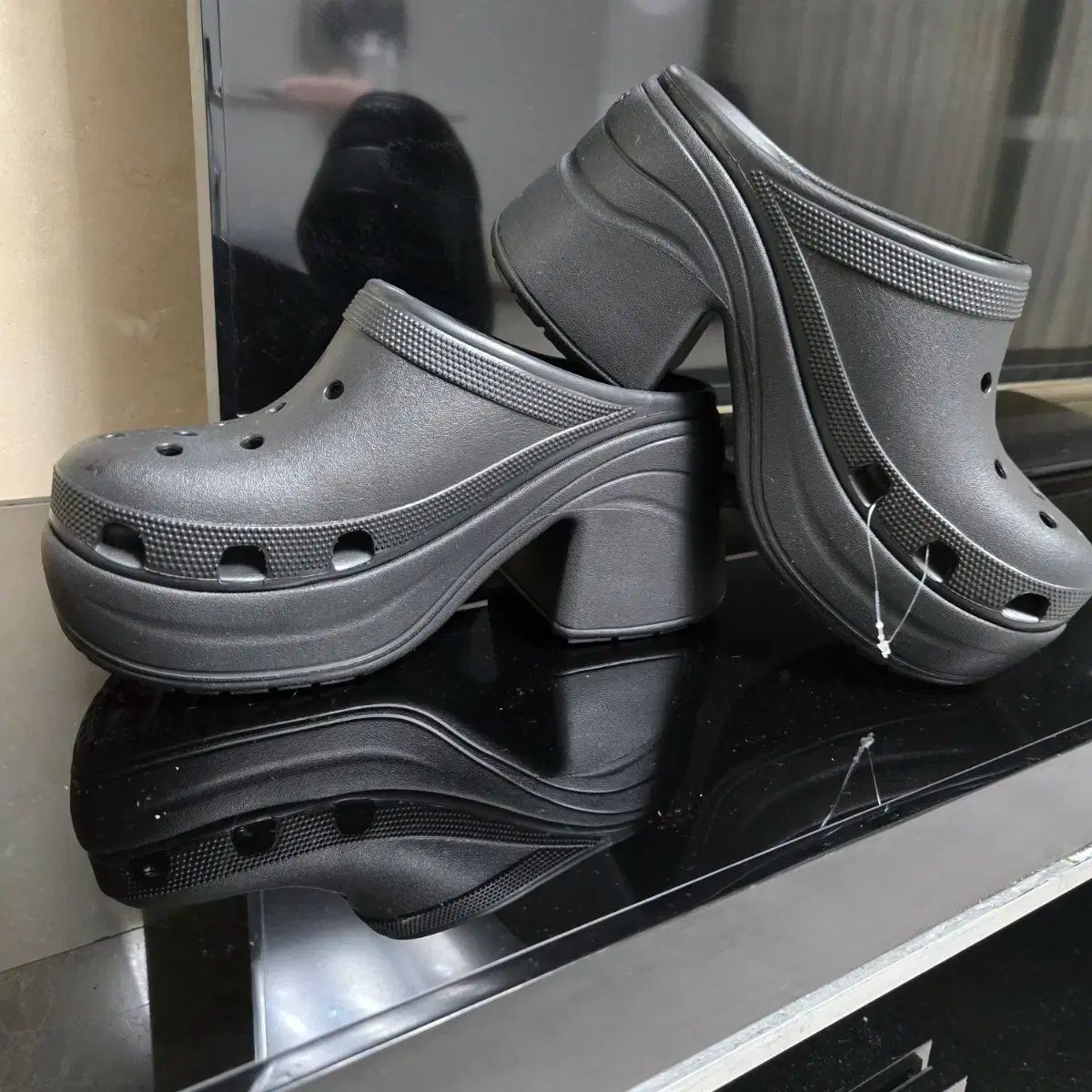 クロックス ロゼット サイレン プラットフォーム ヒール W 6 260