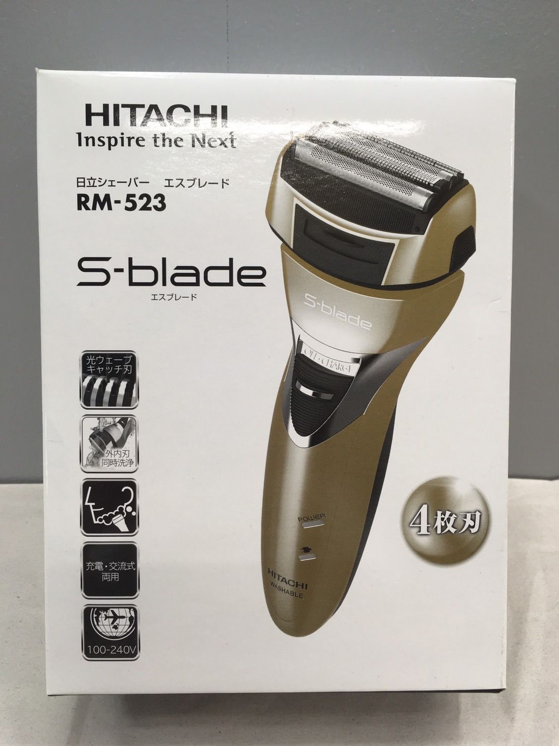 小牧店】未使用 HITACHI 日立シェーバー エスブレード RM-523【422