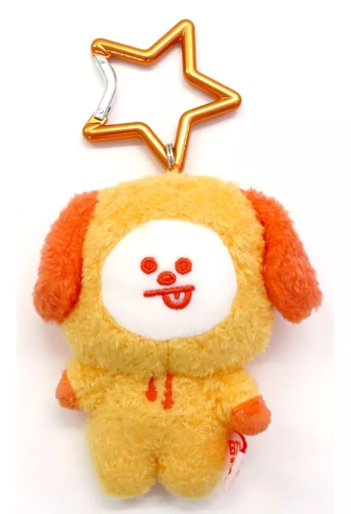 中古】キーホルダー CHIMMY(ジミン) BT21 5周年記念 レインボーカラー