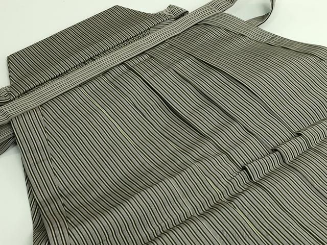 平和屋着物 上 男性 馬乗り袴 縞 DZAA8843kh5