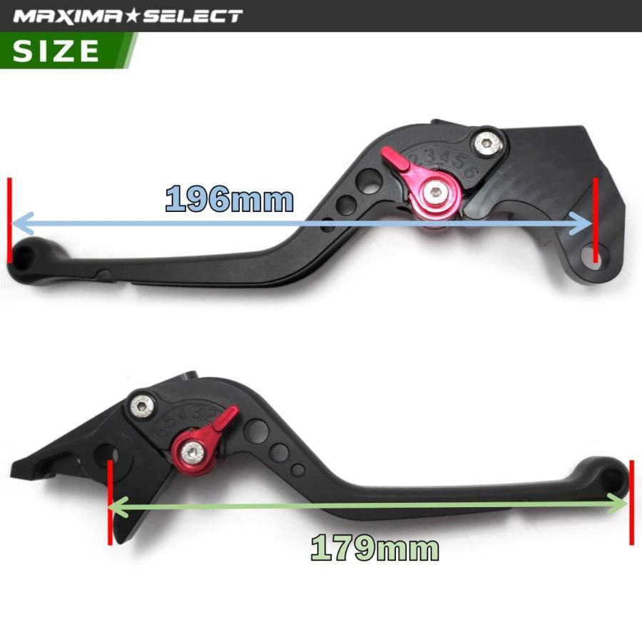 S129 黒(金) スズキ ブレーキクラッチレバーセット ６段階調整 ロング S122ALL黒 スズキ ブレーキ クラッチレバー 6段階調整 ロング V