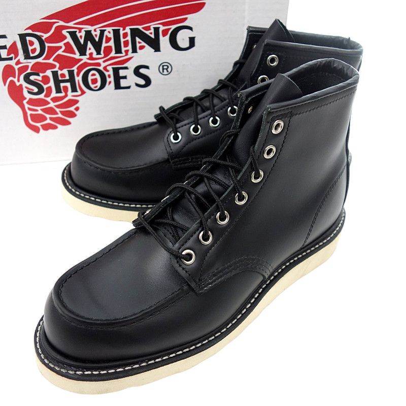 レッドウィング/RED WING FRAGMENT Moc Toe 4679 モックトゥ レザーブーツ ブラック  サイズ ユニセックス25.5cm