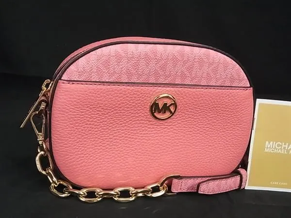 □新品□未使用□ MICHAEL KORS マイケルコース MK柄 レザー クロス