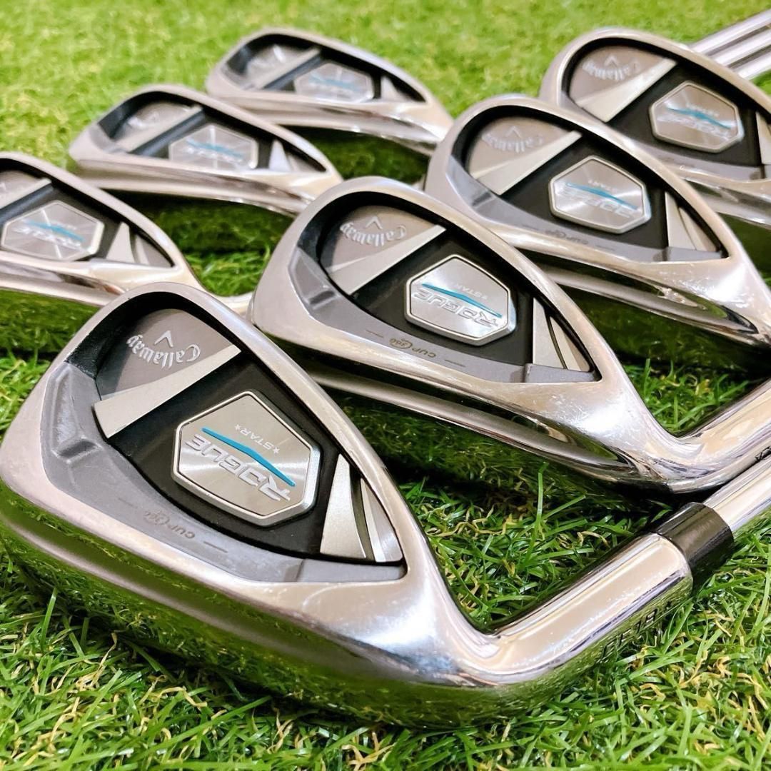 レフティ キャロウェイ ローグスター メンズアイアン 7本 初心者 S