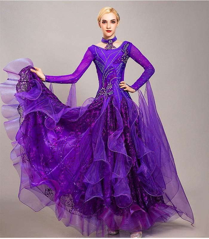 社交ダンス衣装 モダンワンピース