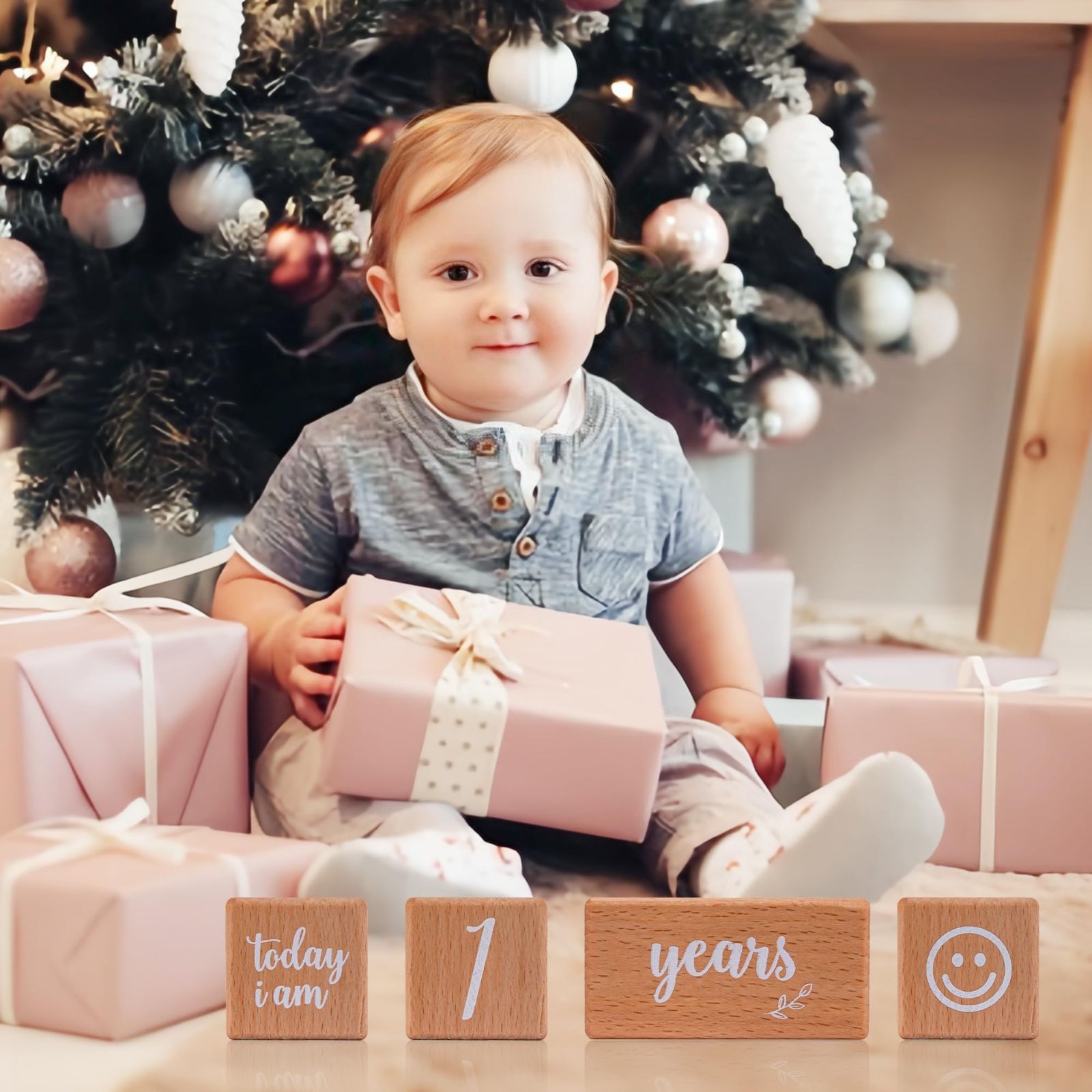 ウッドブロック マイルストーン ニューボーンフォト 6点セット マタニティフォト メモリアル ベビー 月齢フォト 赤ちゃん 撮影用 Babe 写真映え 記念写真 思い出 Promise 出産祝い ギフト 収納袋付き