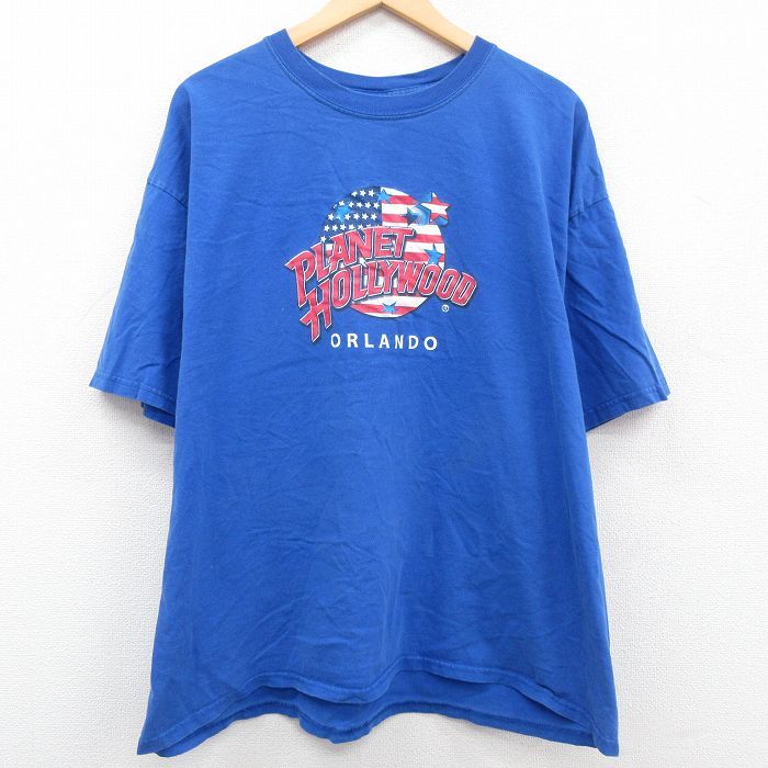 XL/古着 半袖 ビンテージ Tシャツ メンズ 00s プラネットハリウッド