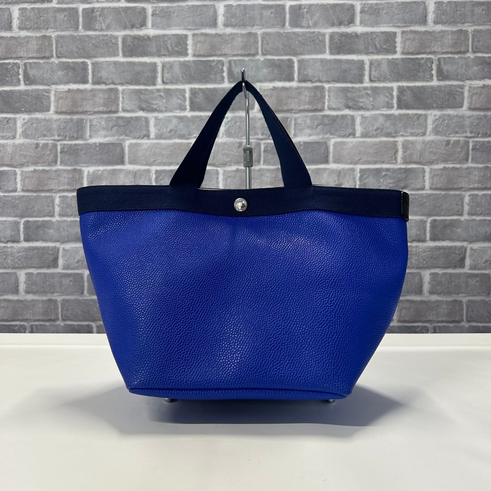 エルベシャプリエ707GP青色 トートバッグ 内ポケット付き