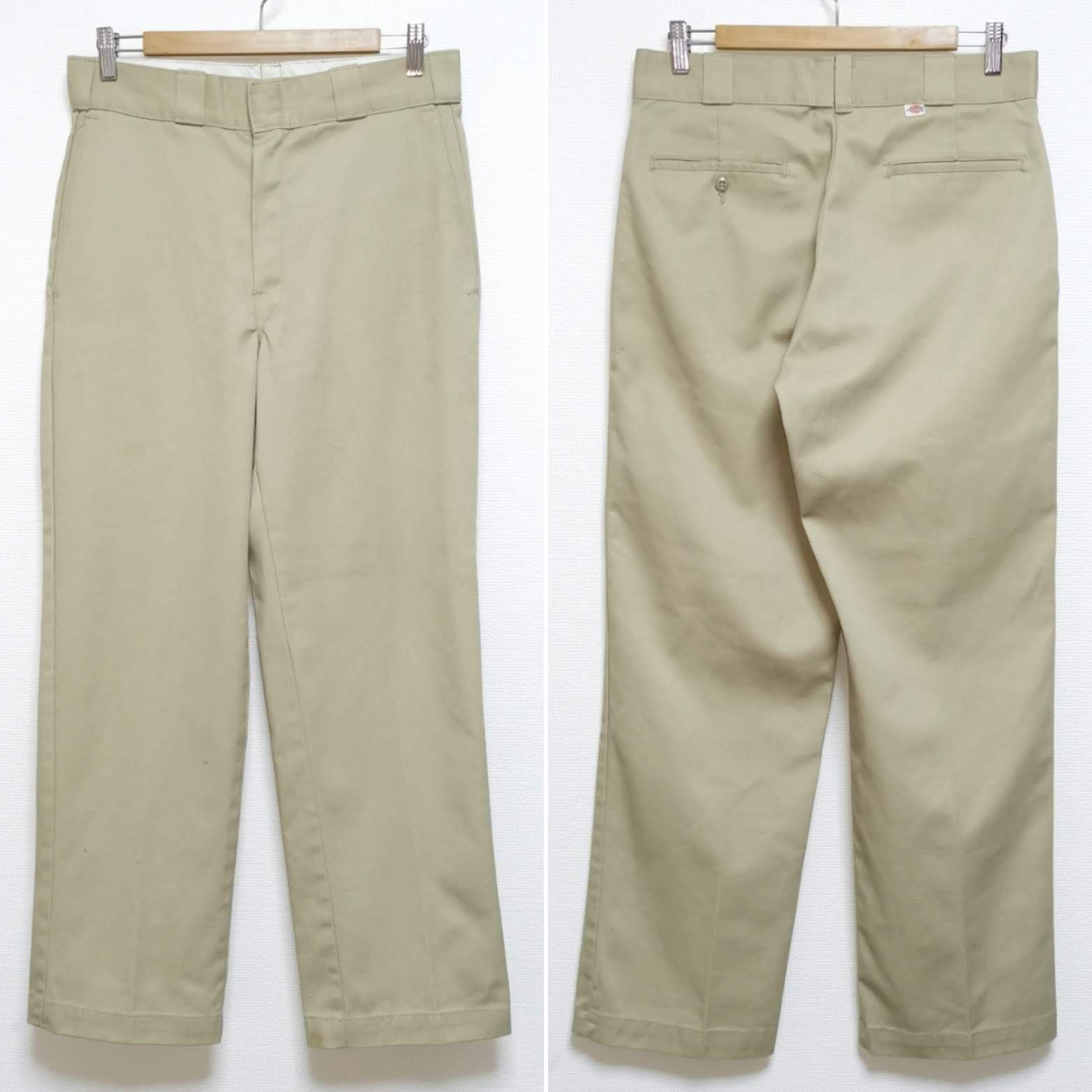 80s W32 L31 DICKIES ワークパンツ 874 チビタグ USA製