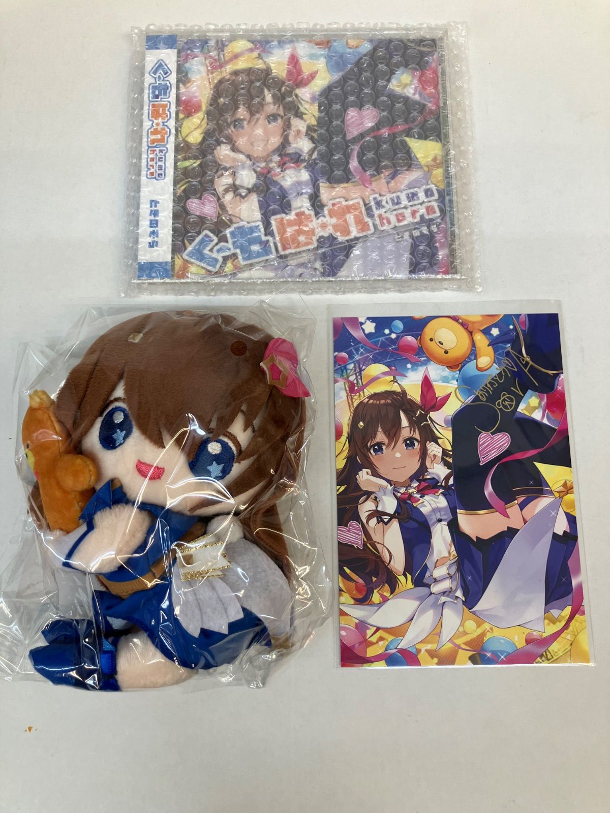 ときのそら 誕生日記念2021記念グッズ3種セット直筆サイン入りポストカード付 ときのそら誕生日記念2022 直筆サイン入りポストカード