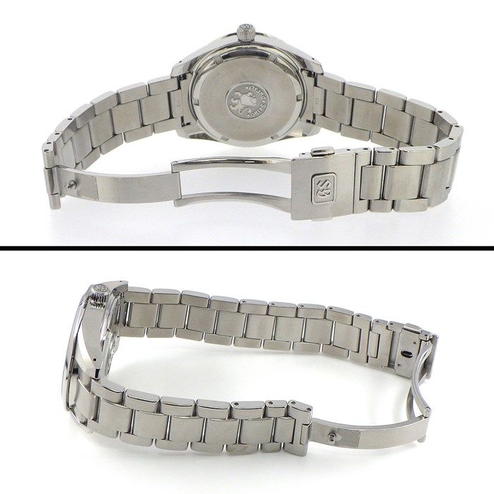 グランドセイコー Grand Seiko 腕時計 ヘリテージ コレクション SBGA299/9R65-0BM0 デイト パワーリザーブ表示 サンレイ ホワイト文字盤 SS スプリングドライブ 自動巻き 【中古】 グランドセイコー Grand Seiko 腕時計 ヘリテージ コレクション