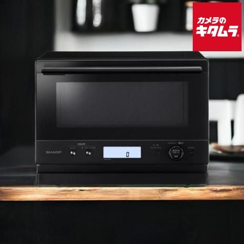 シャープ オーブンレンジ PLAINLY RE-WF185-B ブラック系 18L