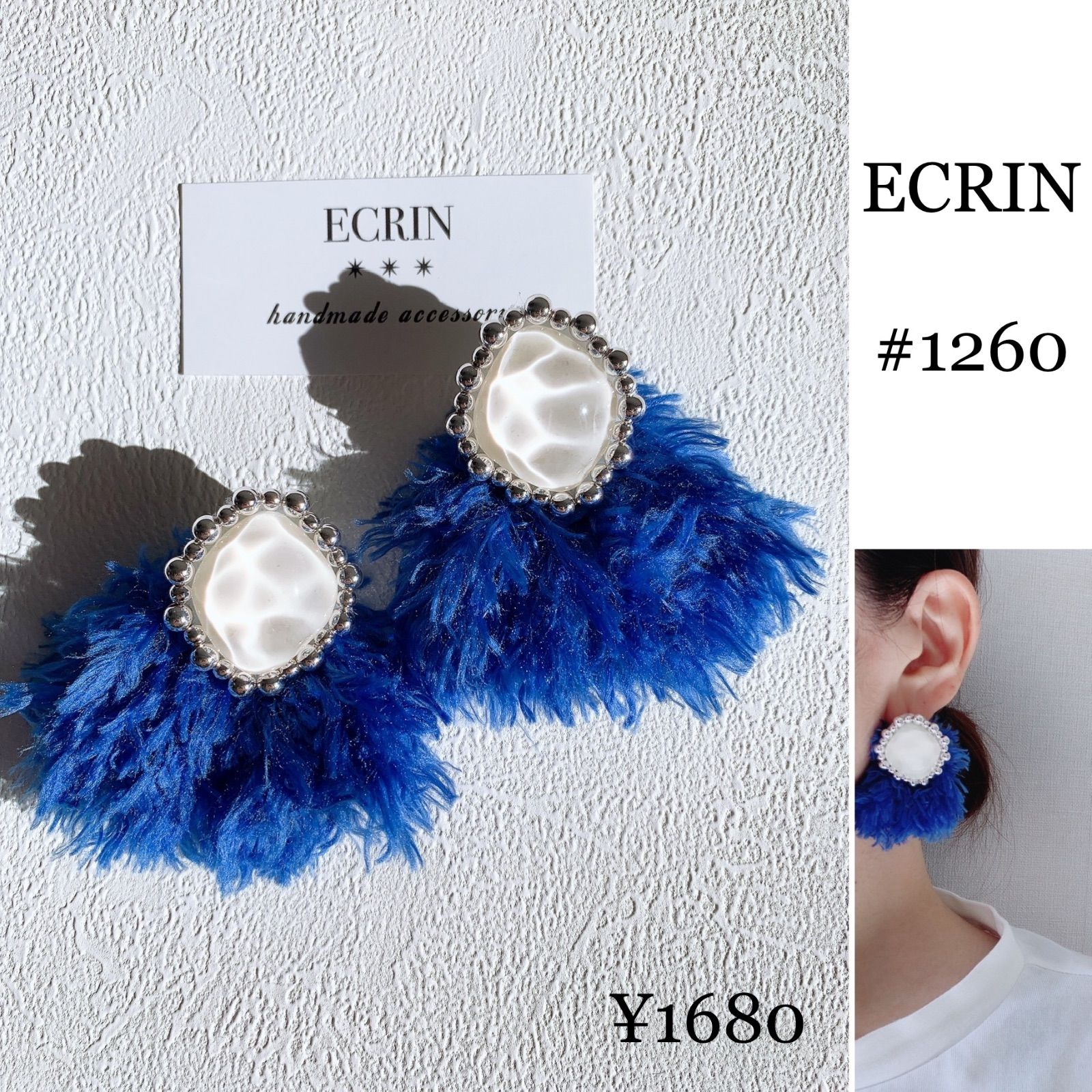 大ぶり＊ビーズ刺繍カボション☆シルバー 大ぶり＊ビーズ刺繍