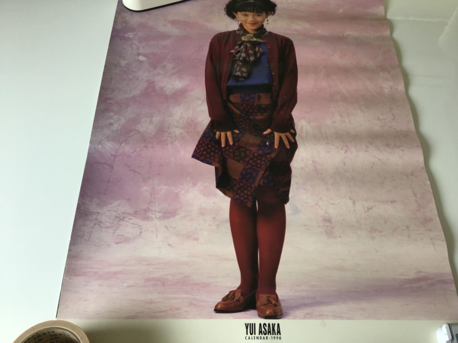 浅香唯　カレンダー　1990年　未使用品 浅香唯 カレンダー 1990年 未使用品 浅香唯カレンダー1990年未使用品